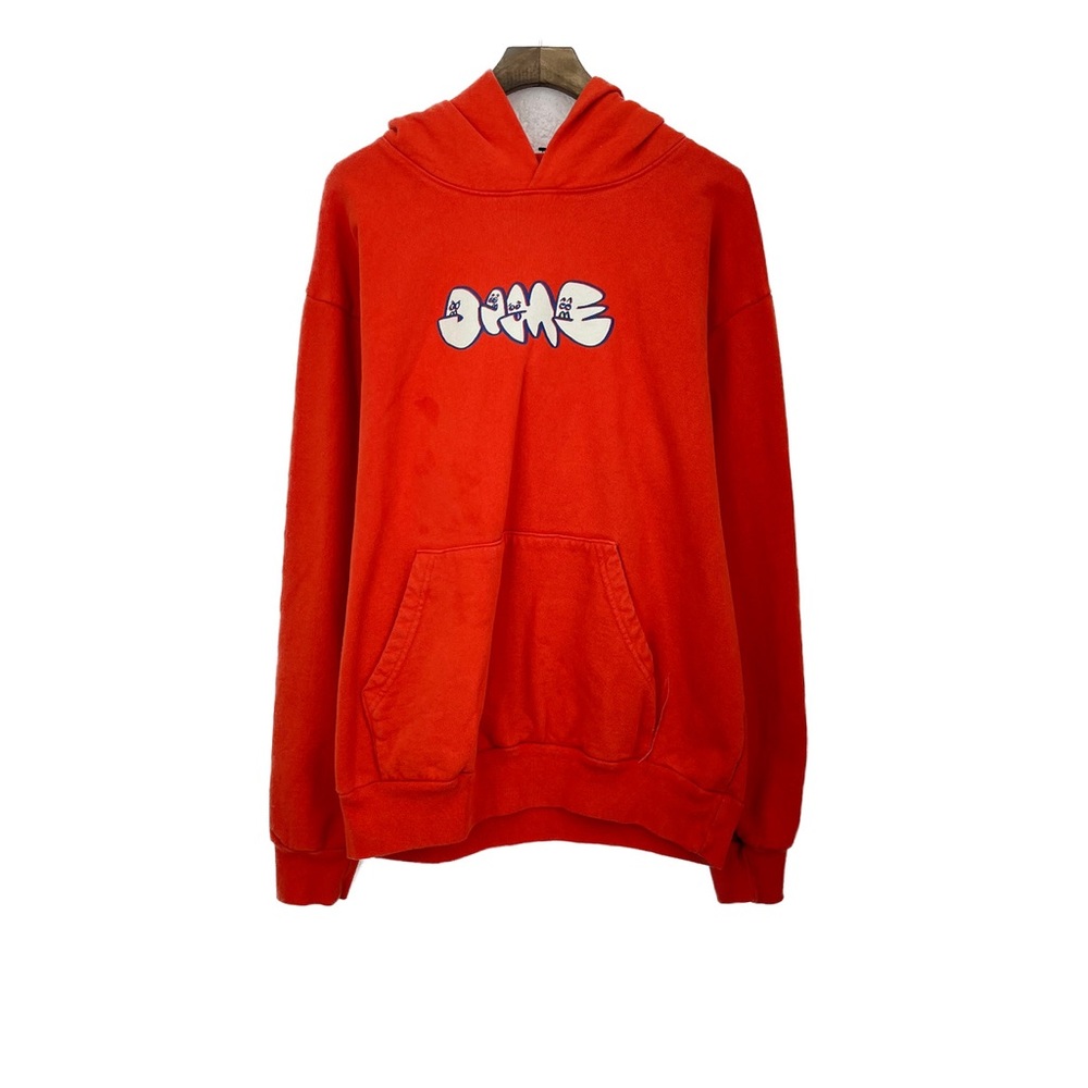 Dime Hoodie Orange Size Large